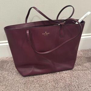 NWT Felicity Street, Deep Plum with flower dangle